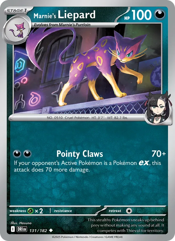 131-RH Marnie's Liepard – Destined Rivals