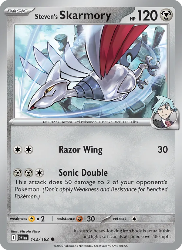 142-RH Steven's Skarmory – Destined Rivals