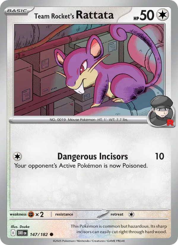 147-RH Team Rocket's Rattata – Destined Rivals
