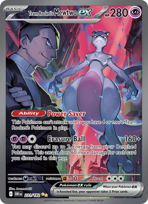 231 Team Rocket's Mewtwo ex – Destined Rivals