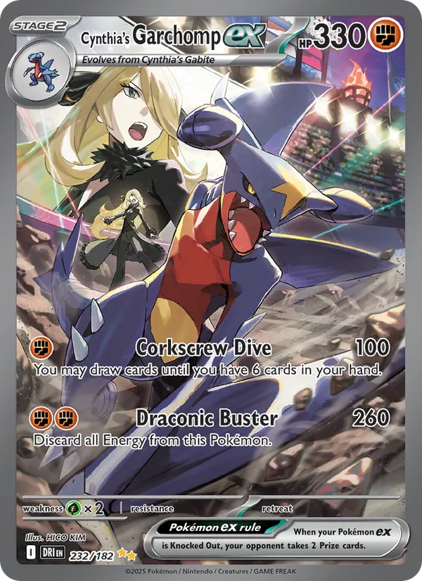 232 Cynthia's Garchomp ex – Destined Rivals