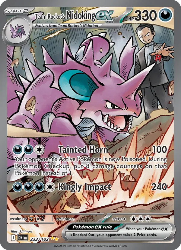 233 Team Rocket's Nidoking ex – Destined Rivals