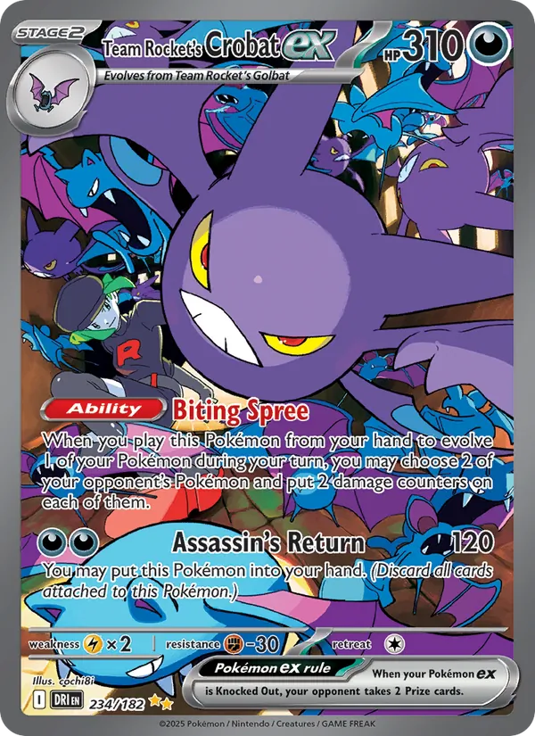 234 Team Rocket's Crobat ex – Destined Rivals