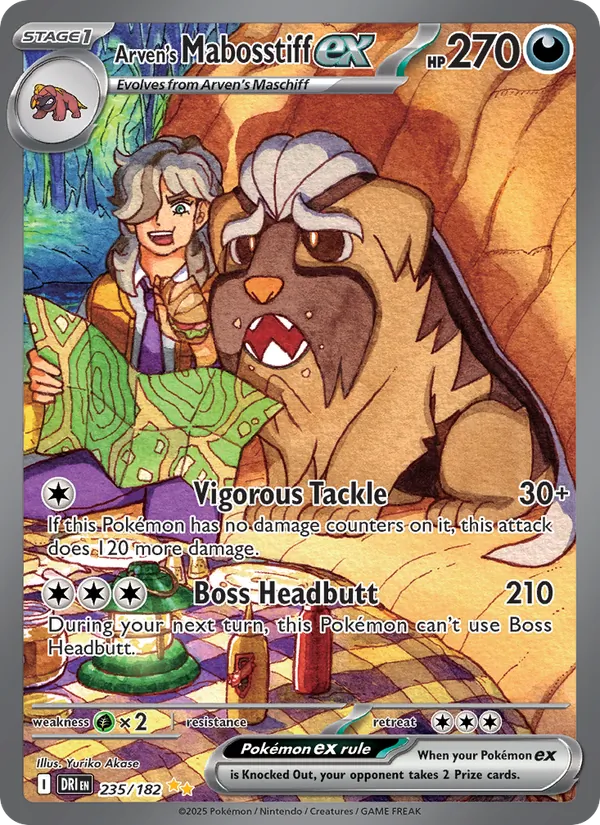 235 Arven's Mabosstiff ex – Destined Rivals