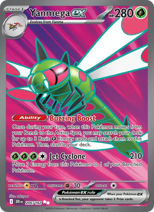 206 Yanmega ex – Destined Rivals