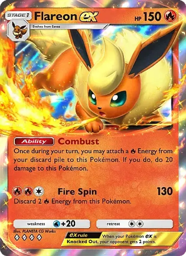 009 Flareon ex – Eevee Grove