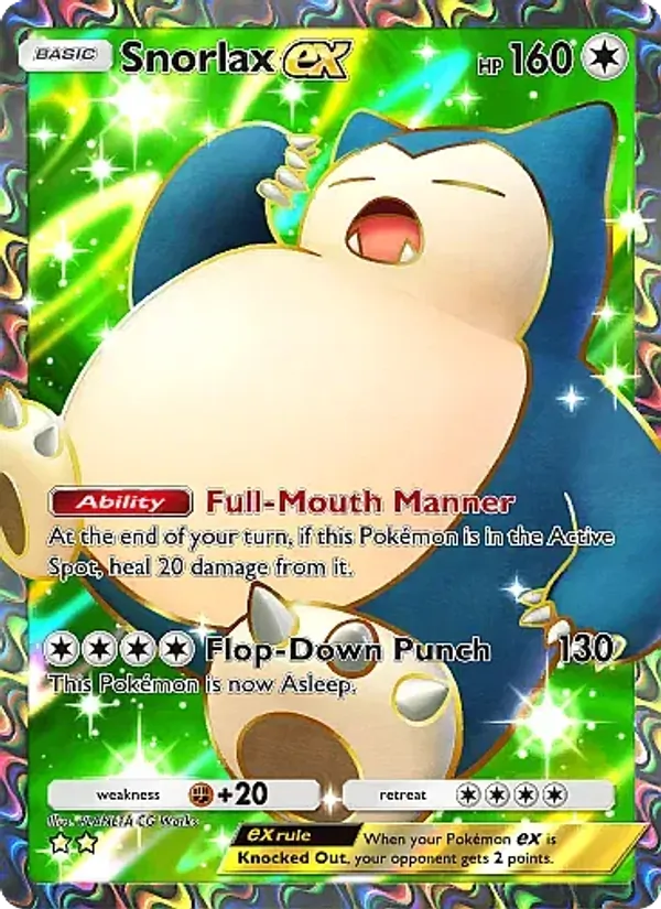 084 Snorlax ex – Eevee Grove