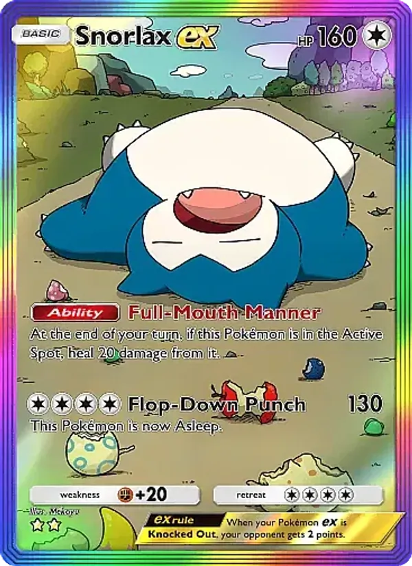 091 Snorlax ex – Eevee Grove