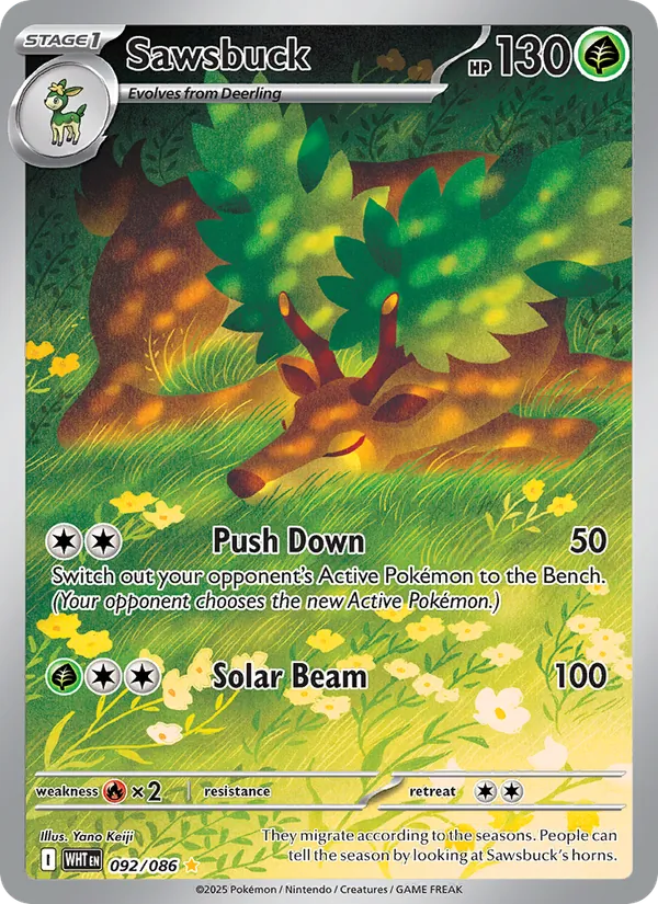 092 Sawsbuck – White Flare
