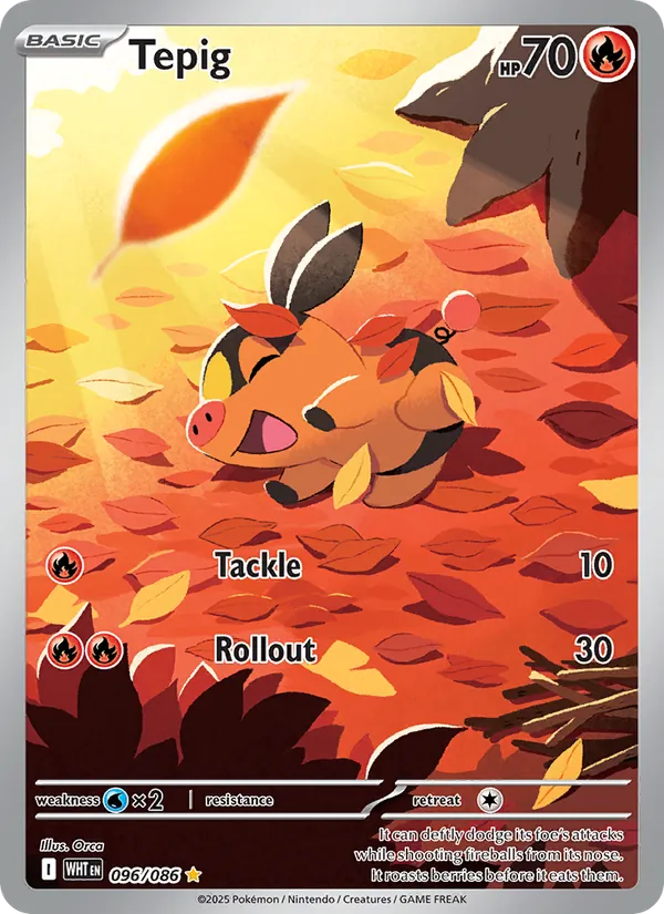 096 Tepig – White Flare