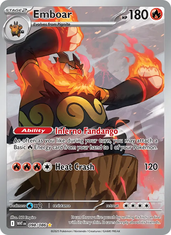 098 Emboar – White Flare