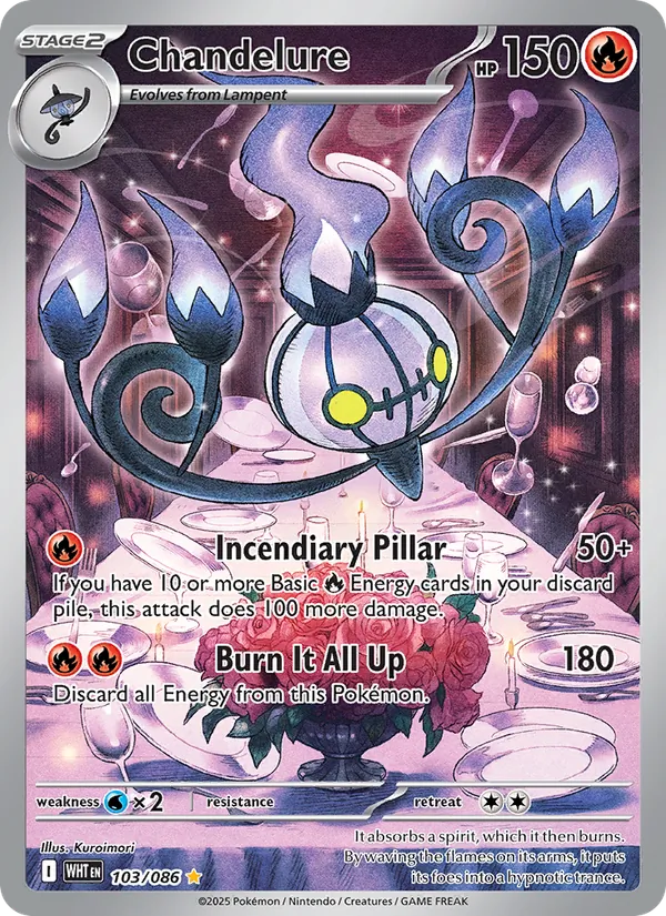 103 Chandelure – White Flare