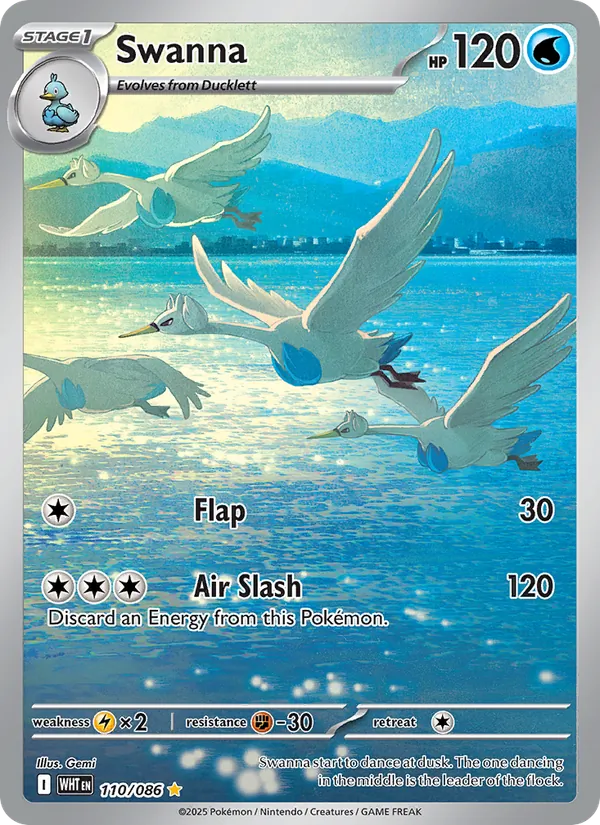 110 Swanna – White Flare
