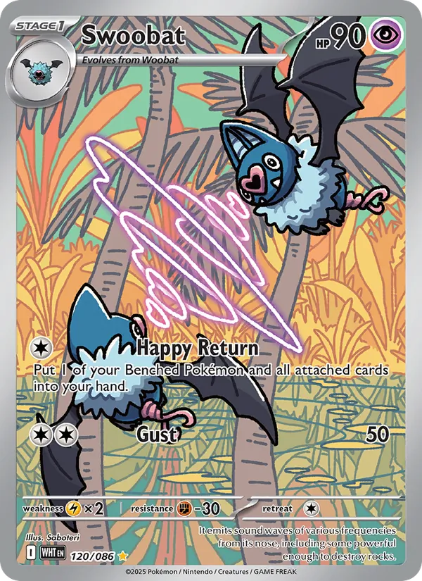 120 Swoobat – White Flare