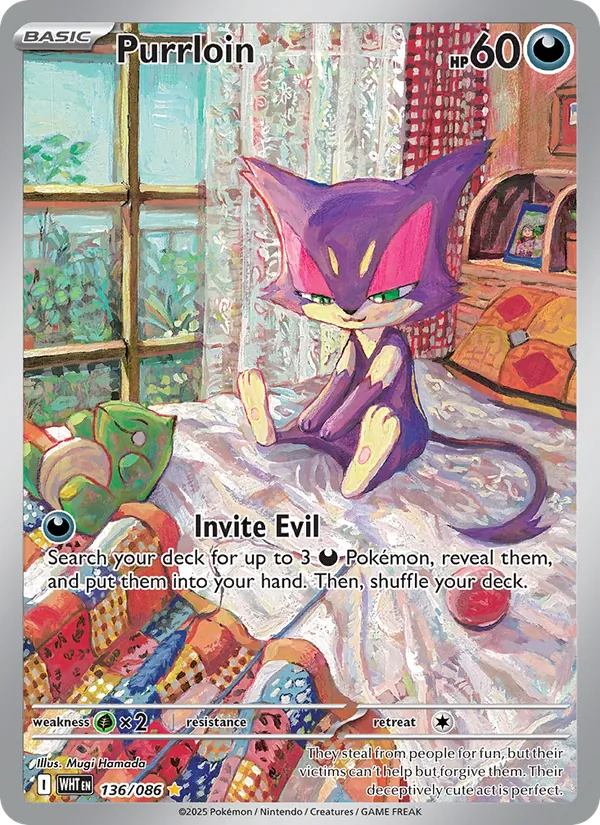 136 Purrloin – White Flare