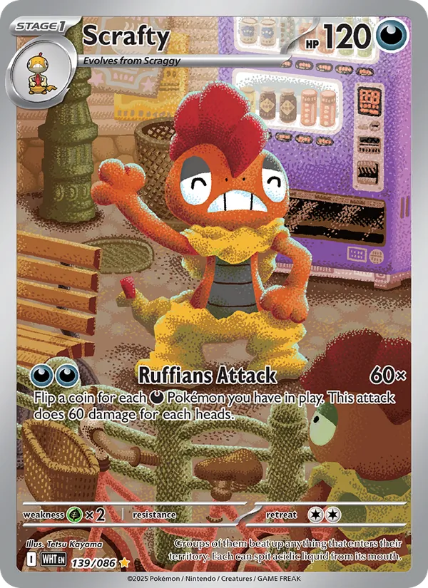 139 Scrafty – White Flare