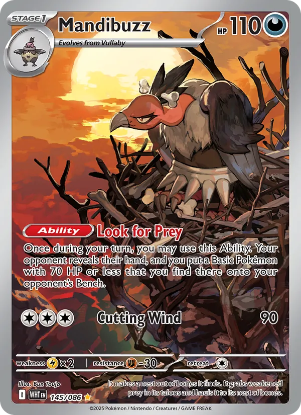 145 Mandibuzz – White Flare