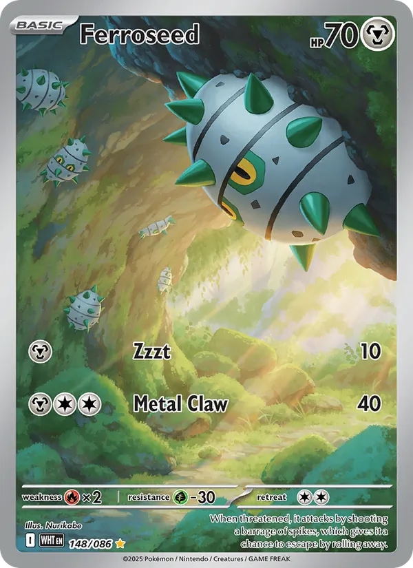 148 Ferroseed – White Flare