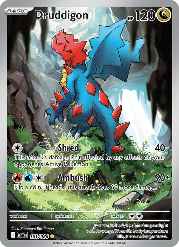 151 Druddigon – White Flare