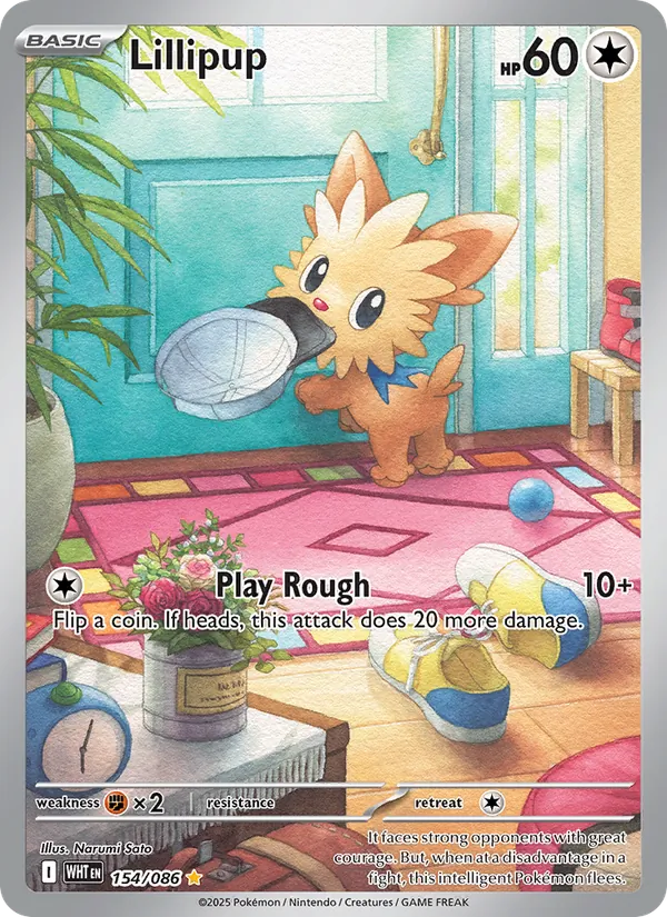 154 Lillipup – White Flare