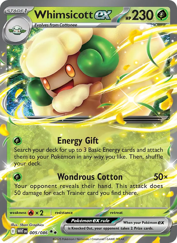 005 Whimsicott ex – White Flare