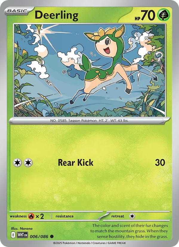 006 Deerling – White Flare