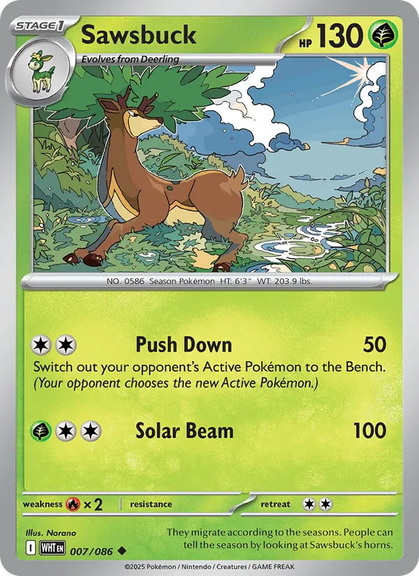 007 Sawsbuck – White Flare