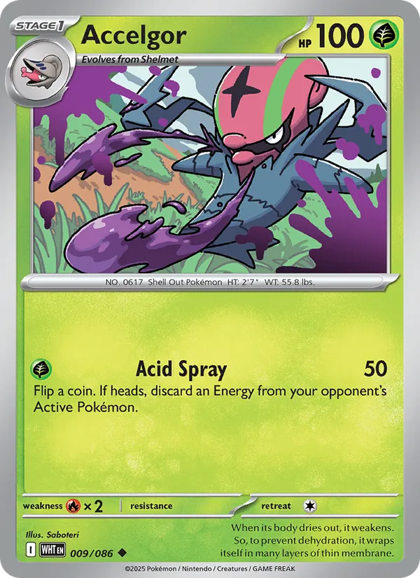 009 Accelgor – White Flare