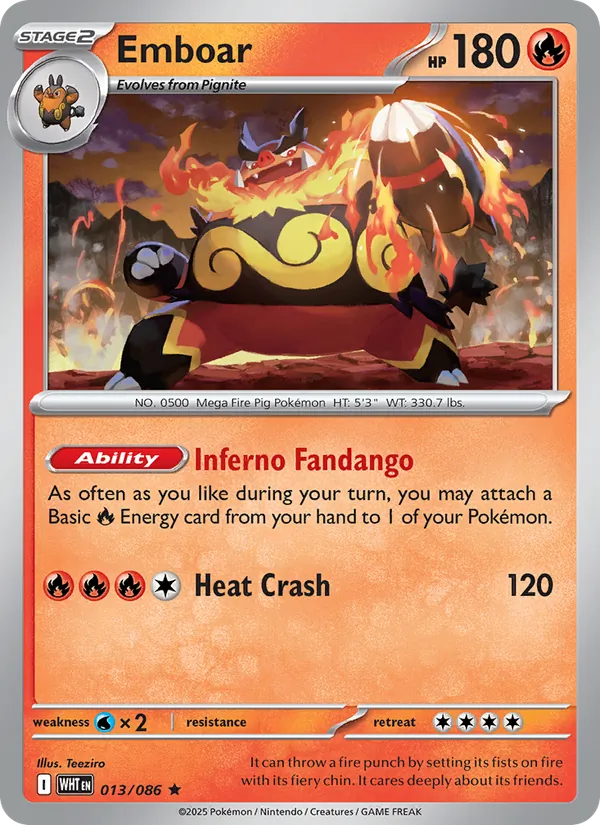 013 Emboar – White Flare