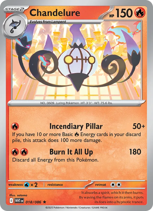 018 Chandelure – White Flare