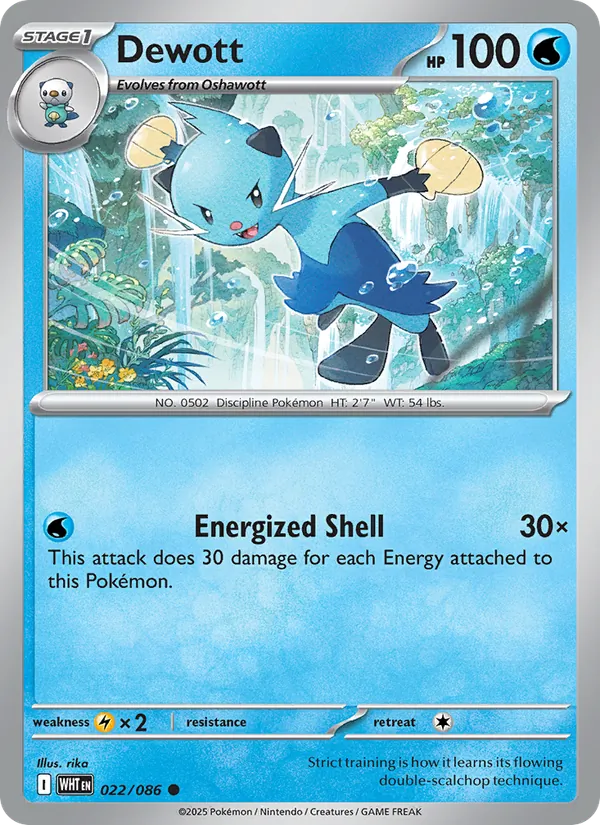 022 Dewott – White Flare