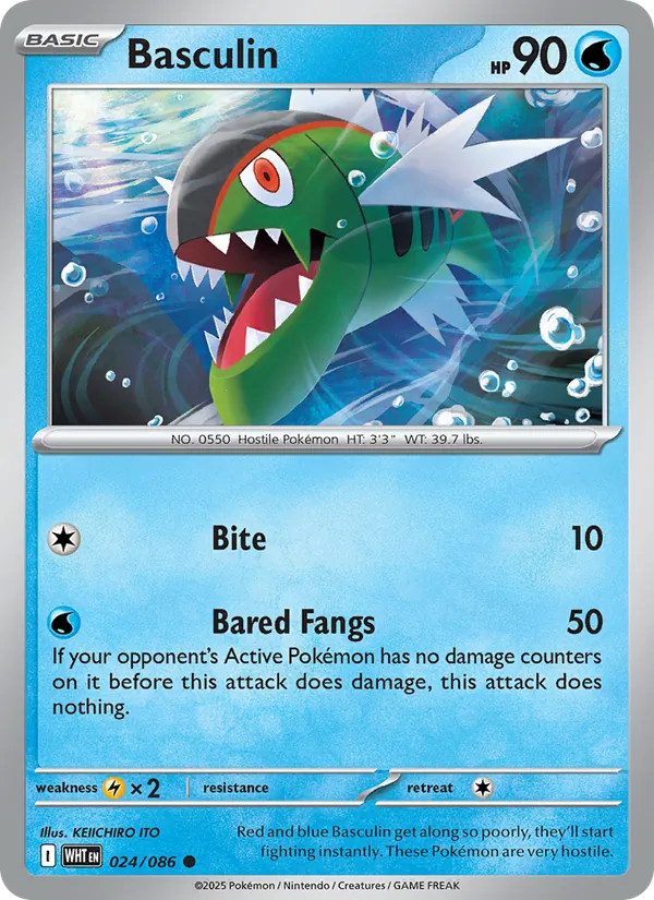 024 Basculin – White Flare