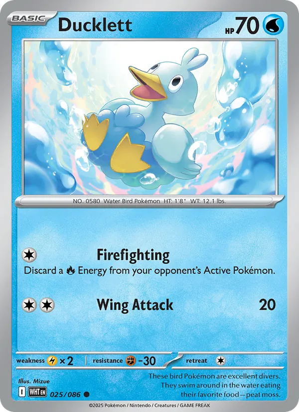 025 Ducklett – White Flare