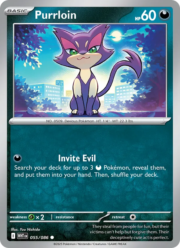 055 Purrloin – White Flare