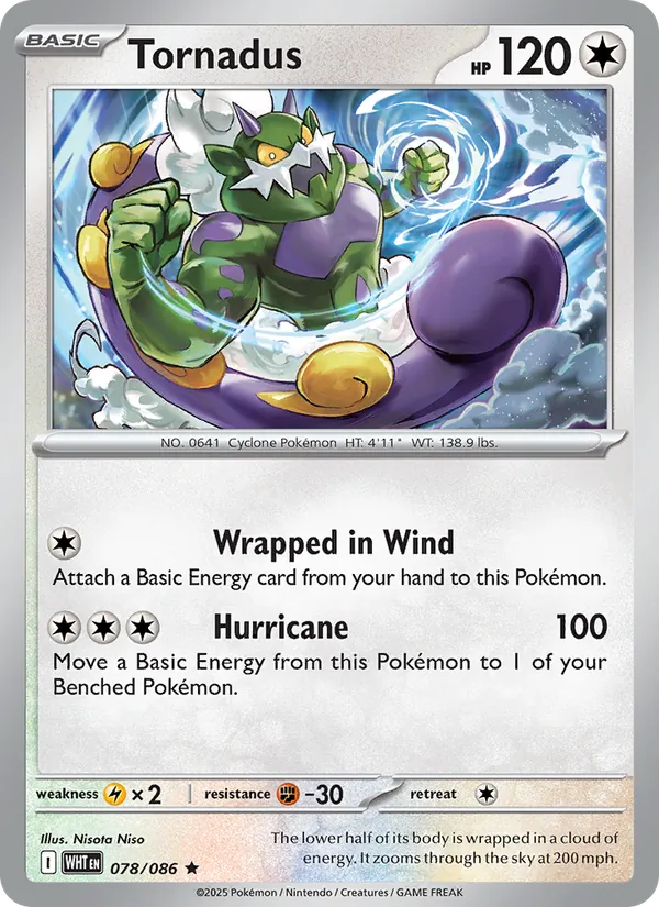 078 Tornadus – White Flare
