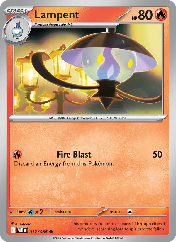017-RH Lampent – White Flare