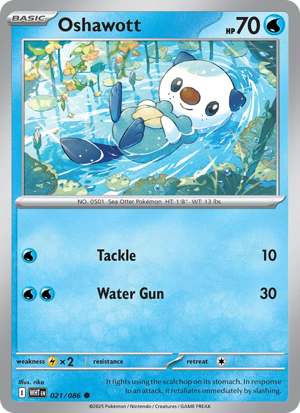 021-RH Oshawott – White Flare