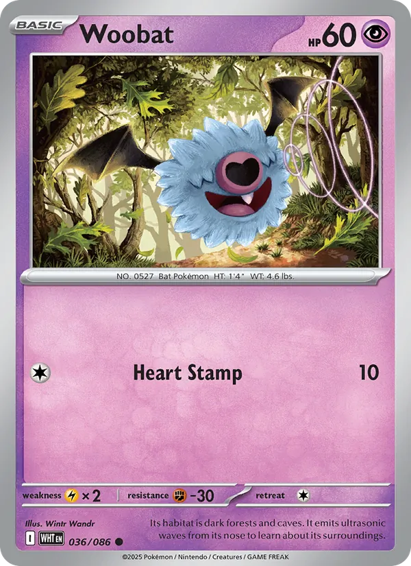 036-RH Woobat – White Flare