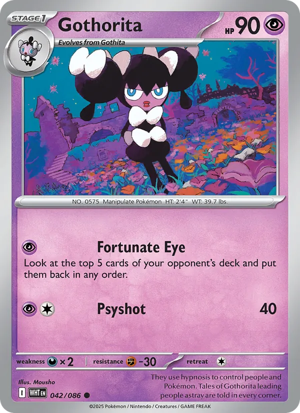 042-RH Gothorita – White Flare
