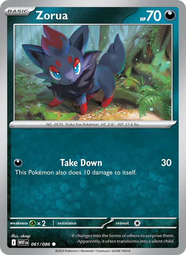 061-RH Zorua – White Flare