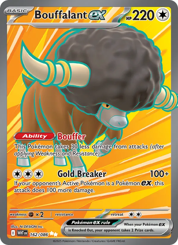 162 Bouffalant ex – White Flare