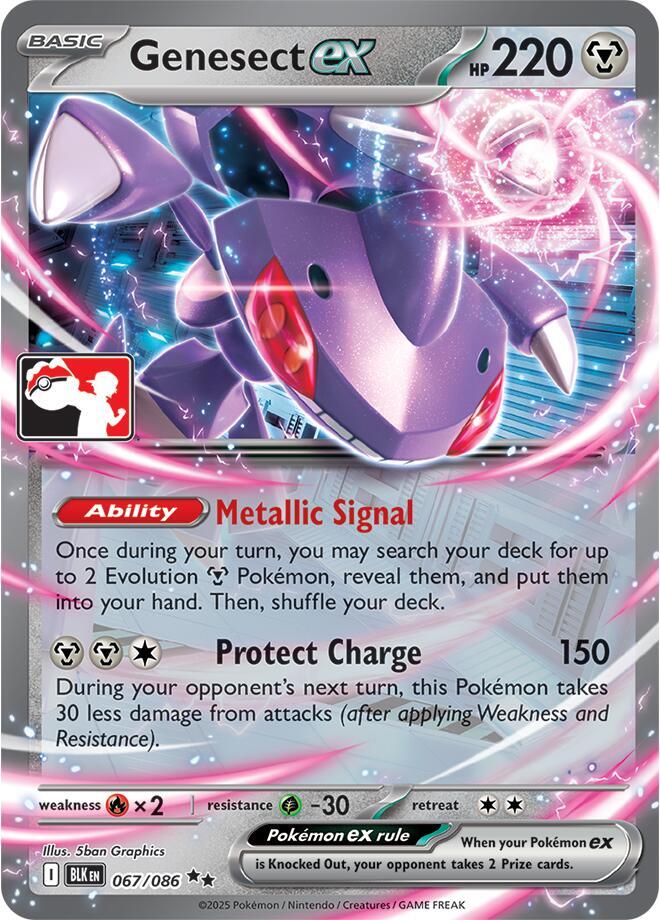 067-holo-playerrewardsprogram Genesect ex (Player Rewards stamp) – Black Bolt