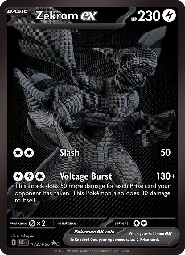172 Zekrom ex – Black Bolt