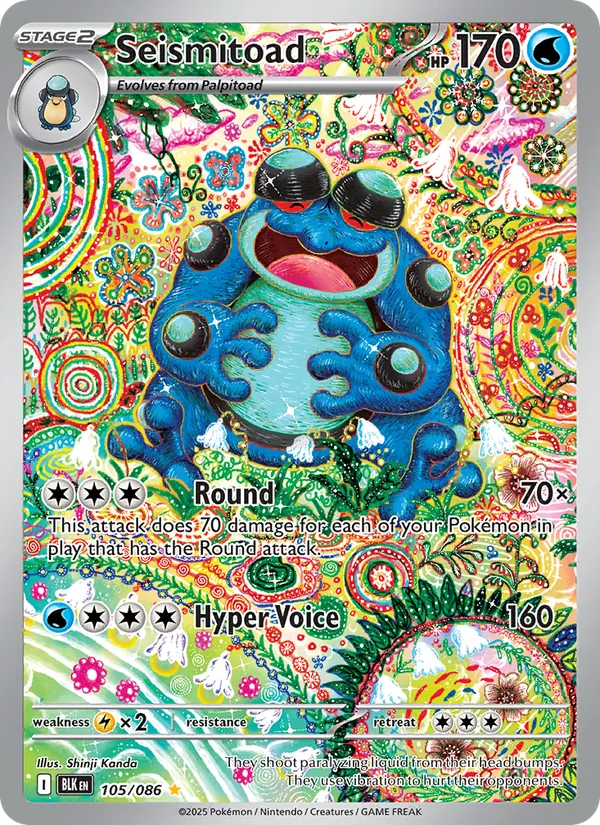 105 Seismitoad – Black Bolt
