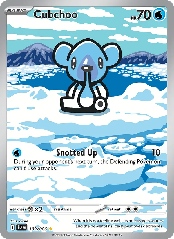 109 Cubchoo – Black Bolt