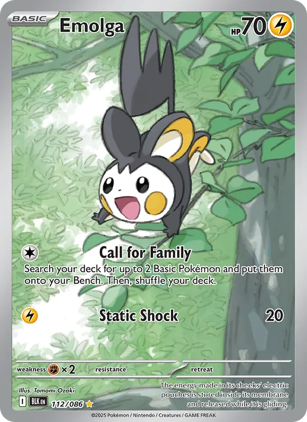 112 Emolga – Black Bolt