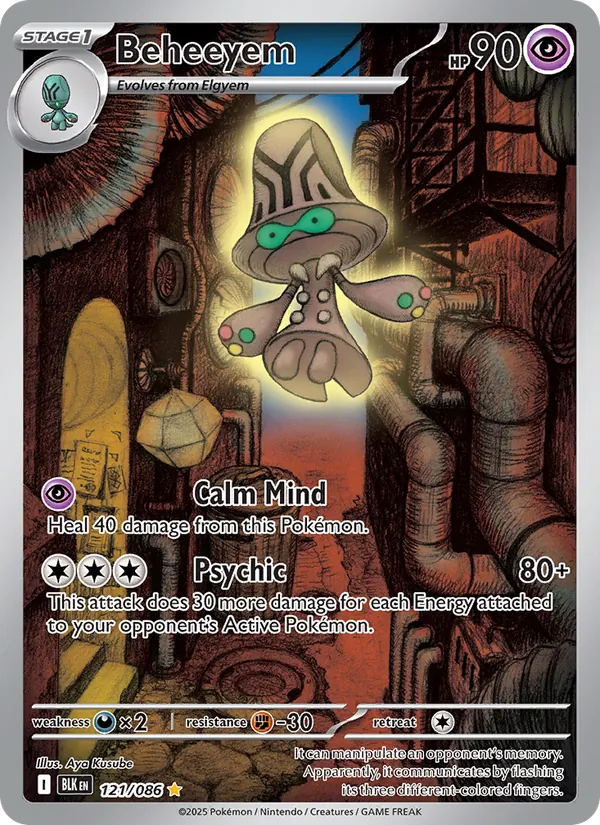 121 Beheeyem – Black Bolt