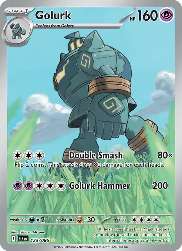 123 Golurk – Black Bolt