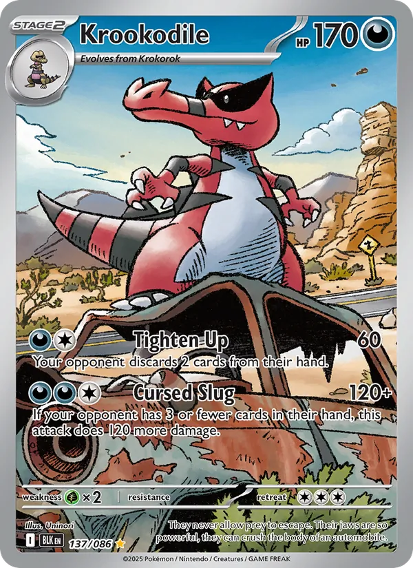137 Krookodile – Black Bolt