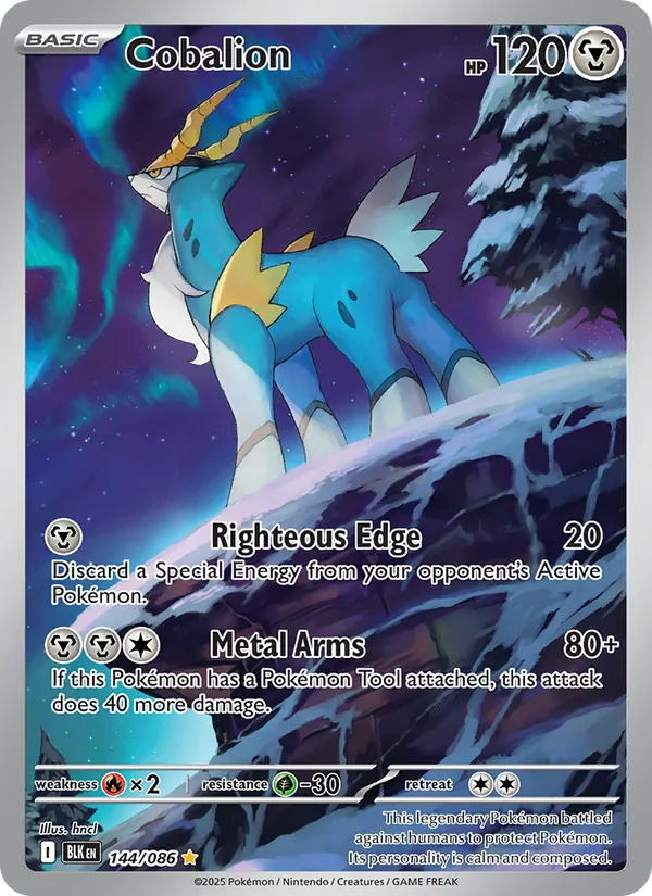 144 Cobalion – Black Bolt